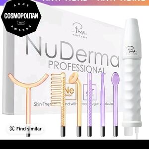 NuDerma Professional Skin Therapy Set - White + Rose Gold + Purple